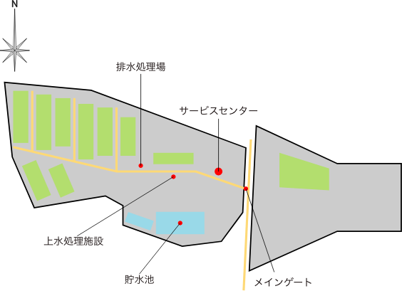 メーソート工業団地全体図